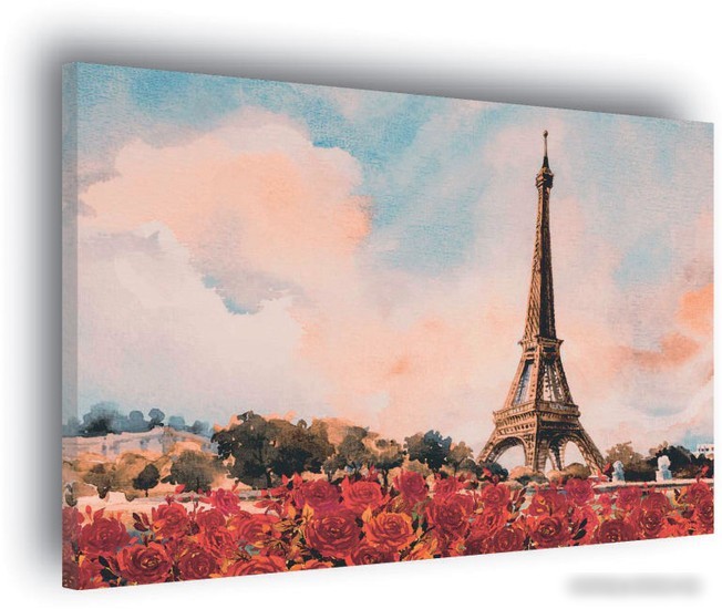 Картина Stamprint Весенняя башня АT042 (60x85)