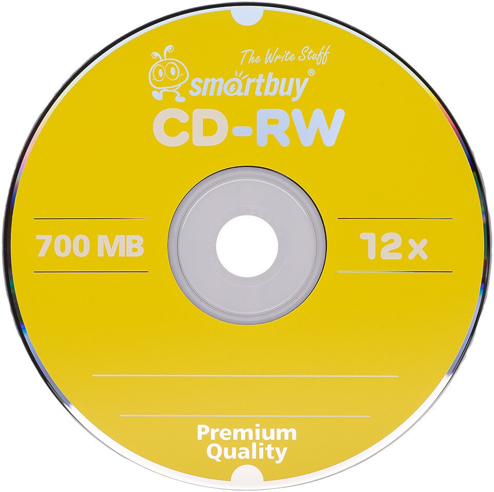 CD-RW диск SmartBuy SBCD-RW10 700Mb 12х (10 шт.)