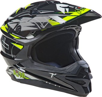 Мотошлем AIM JK803S 803-020-XXXL (XXXL, желтый/черный)