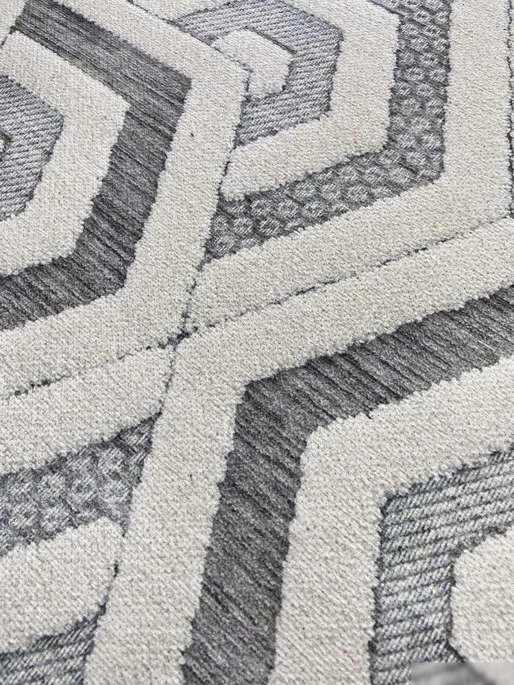 Ковер для жилой комнаты Linea Hali Banco P1341-GREY (1.4x2)