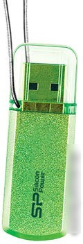 USB Flash Silicon-Power Helios 101 Green 64GB (SP064GBUF2101V1N)