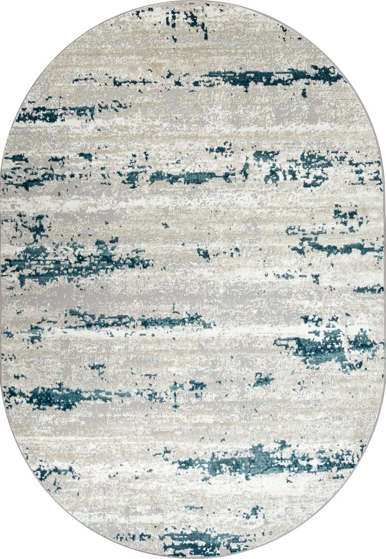 Ковер для жилой комнаты Merinos Palermo F298-OVAL-GRAY (3x4)