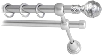 Lm Decor Ампир (сатин, гладкая, 1,8м 16мм, 2 ряда, без кручка)
