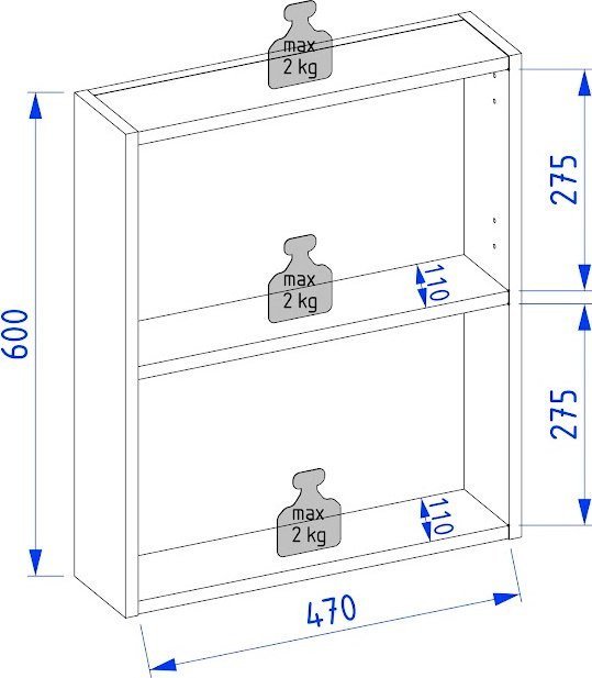 Lauter Шкаф с зеркалом Estel 50 (серо-зеленый полуматовый)