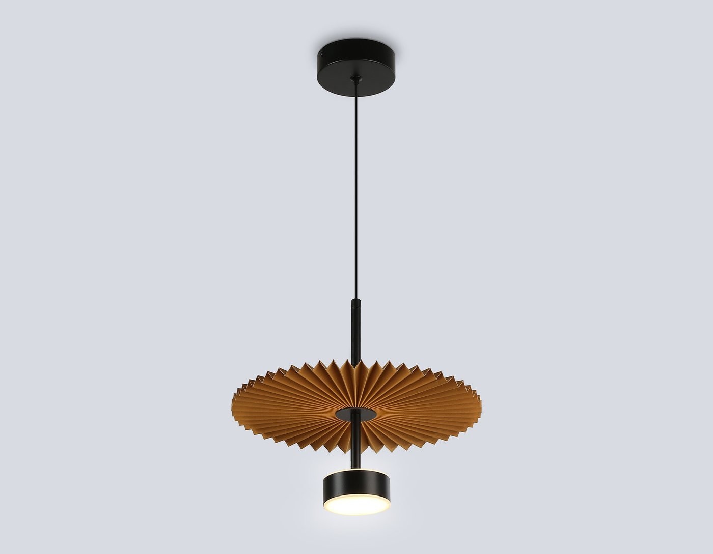 Подвесная люстра Ambrella LH72607 BK/CF (черный/кофе)