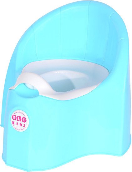 Детский горшок Эльфпласт Junior 316 (голубой перламутр)