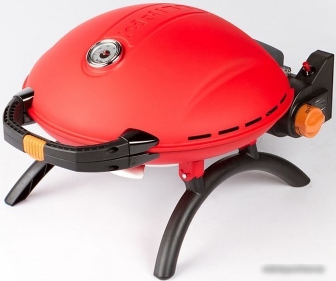 Портативный газовый гриль O-grill 800T (красный)