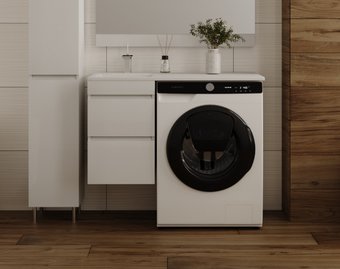Symbolite Тумба под умывальник Даллас 100 Люкс Plus (подвесная, эмаль, белый)