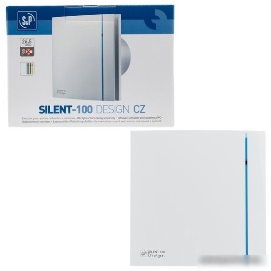 Осевой вентилятор Soler&Palau Silent-100 CZ Matt White Design - 4C 5210007800