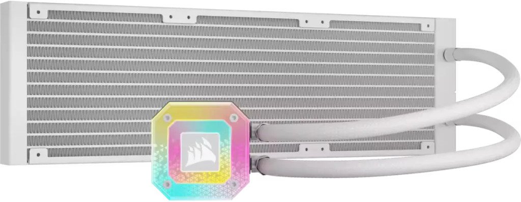 Жидкостное охлаждение для процессора Corsair iCUE H150i Elite Capellix XT White CW-9060073-WW