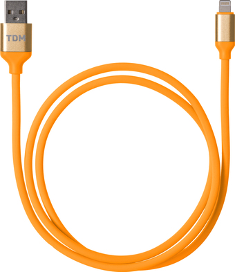 Кабель TDM Electric USB Type-A - Lightning SQ1810-0315 (1 м, оранжевый)