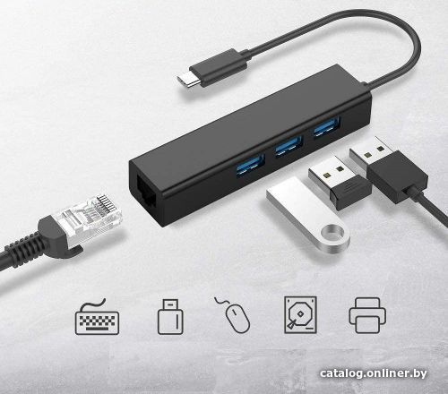 USB-хаб KS-IS KS-410