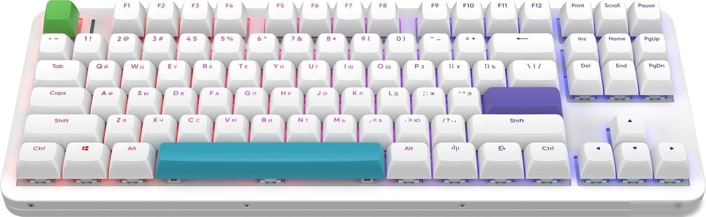 Клавиатура Red Square Alumix TKL Simple (белый, g3ms Amber)