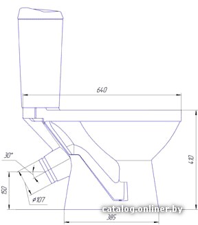 Унитаз Rosa Комфорт (зеленый)