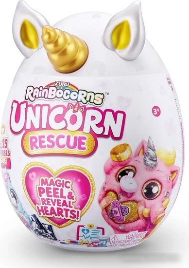 Кукла-сюрприз Zuru Rainbocorns Unicorn Rescue Единорог 9262