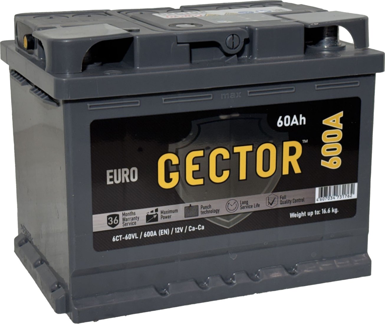 Автомобильный аккумулятор AKOM GECTOR 60 R (60 А·ч) Автомобильный аккумулятор AKOM GECTOR 60 R (60 А·ч)