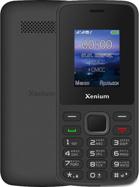 Кнопочный телефон Xenium X175 (черный) Кнопочный телефон Xenium X175 (черный)
