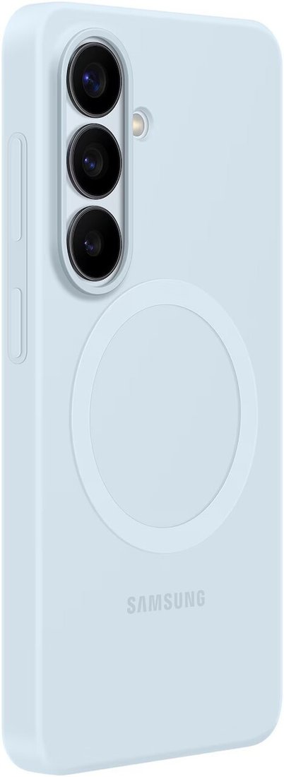 Чехол для телефона Samsung Silicone Magnet Case для Samsung Galaxy S26 (голубой)