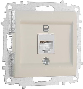 Розетка компьютерная Elbi Zena-Vega 609-010300-247 (кремовый)