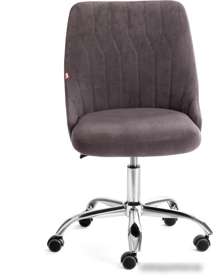 Кресло TetChair Swan (флок, серый)