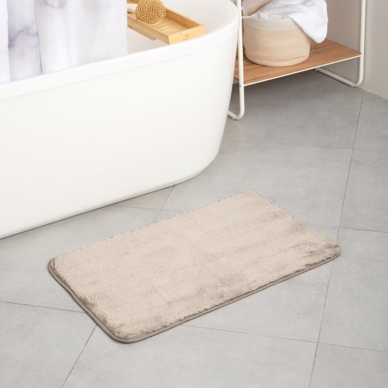 Коврик для ванной FORA Serenity Spa FOR-HAP-50-80BEG (серебристо-бежевый)