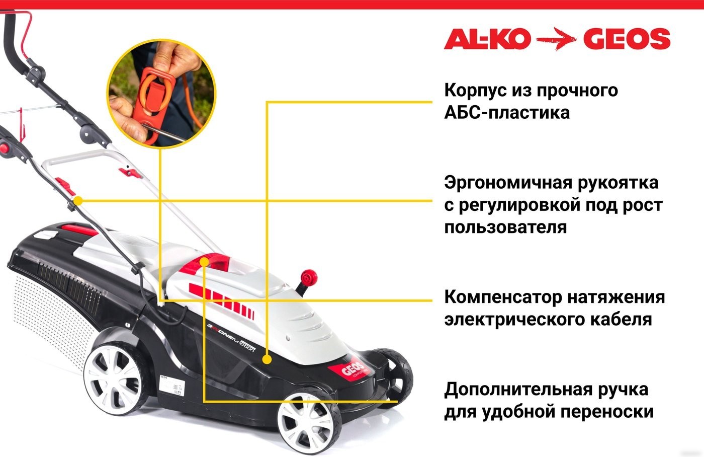 Газонокосилка Geos Comfort 40 Е 212858
