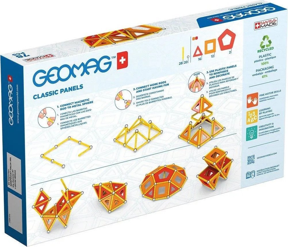 Магнитный конструктор Geomag Классик пластины GM472