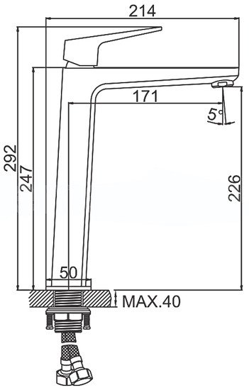 Смеситель Ledeme L1181
