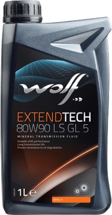 Трансмиссионное масло Wolf ExtendTech 80W-90 LS GL 5 1л