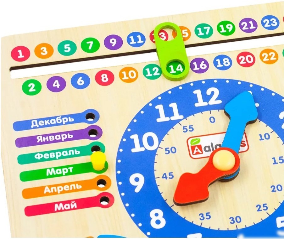 Бизиборд Alatoys Календарь природы ПЧ3102