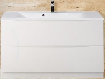 BelBagno Тумба под умывальник Marino-1200-2C-PIA-BL-P (bianco lucido)