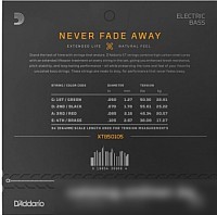 Струны для гитары D'Addario XTB-50105