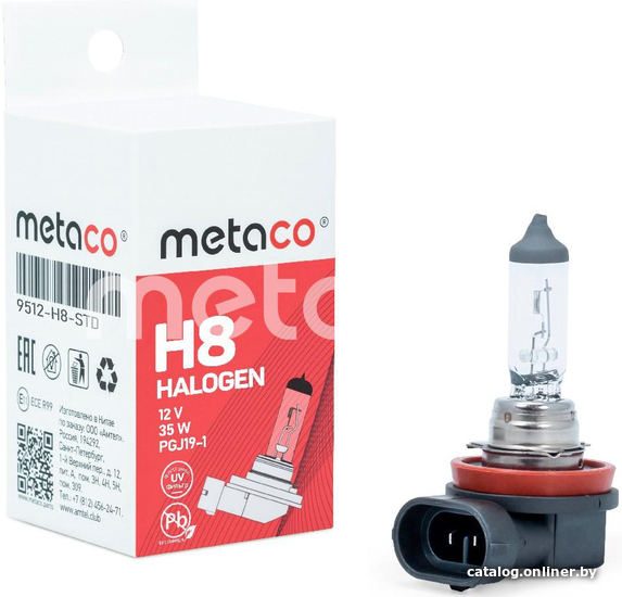 Галогенная лампа Metaco H8 9510-H8-STD 1шт Галогенная лампа Metaco H8 9510-H8-STD 1шт
