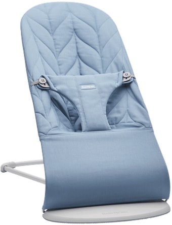 Шезлонг BabyBjorn Bliss Cotton Petal Quilt (голубой)