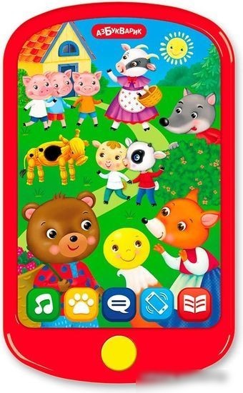 Развивающая игрушка Азбукварик Смартфончик Добрые сказки 3110