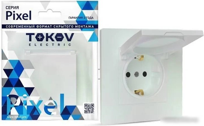 Розетка Tokov Electric Pixel TKE-PX-R1ZSW1-C04
