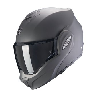 Мотошлем Scorpion Exo Exo-Tech Evo Solid (р. XS, антрацит матовый)