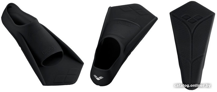 Ласты ARENA Powerfin 95218 51 (р. 39-40, black/silver)