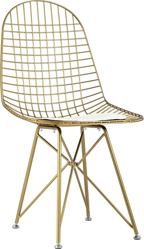 Стул Stool Group Eiffel (золотой/белая подушка)
