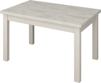 Кухонный стол Senira Кастусь 110-145x70 (сосна монрепо/белый)