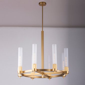 Подвесная люстра DeLight Collection MD2314-8A (antique brass)