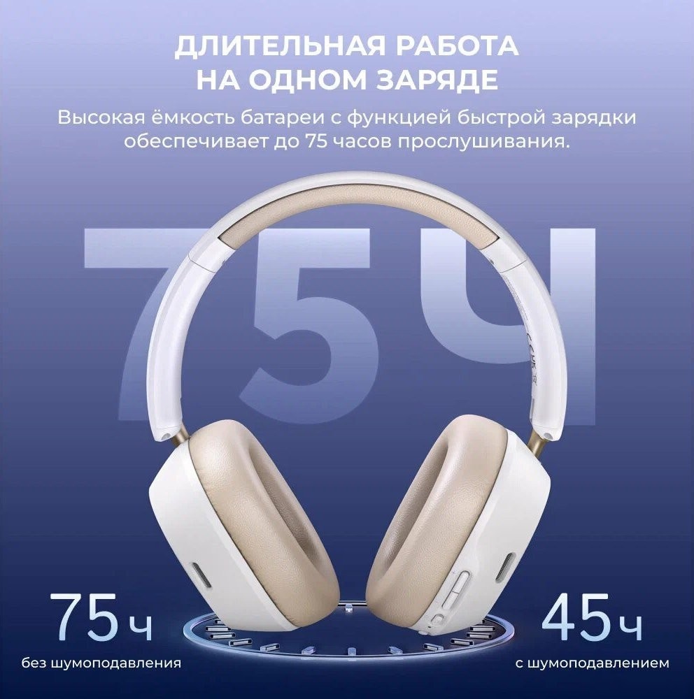 Наушники Ugreen HiTune Max5c HP203 (белый)