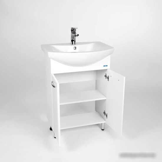 Viant Тумба Милан с умывальником Балтика 60 VMIL60BA-T2ST + WH110246