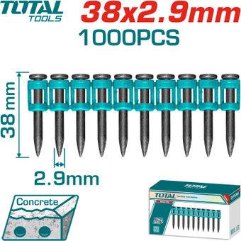 Гвозди для пистолета Total TAC02381 (1000 шт)