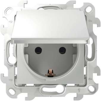 Розетка Simon 2450448-030 (белый)
