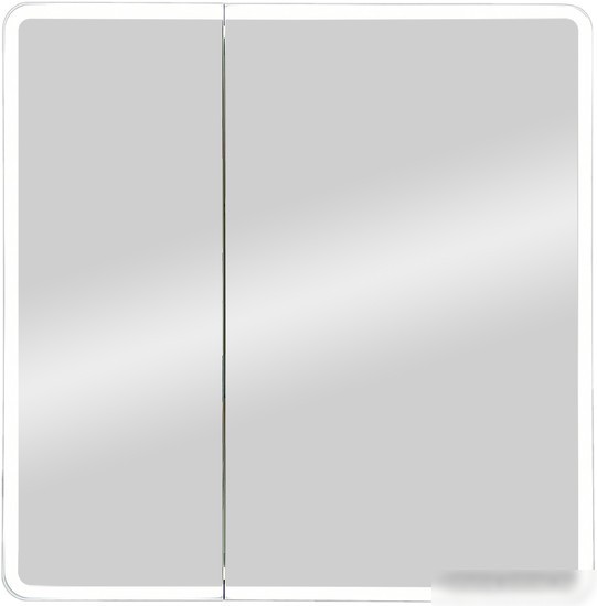 Континент Шкаф с зеркалом Emotion Led 80x80 (с датчиком движения)