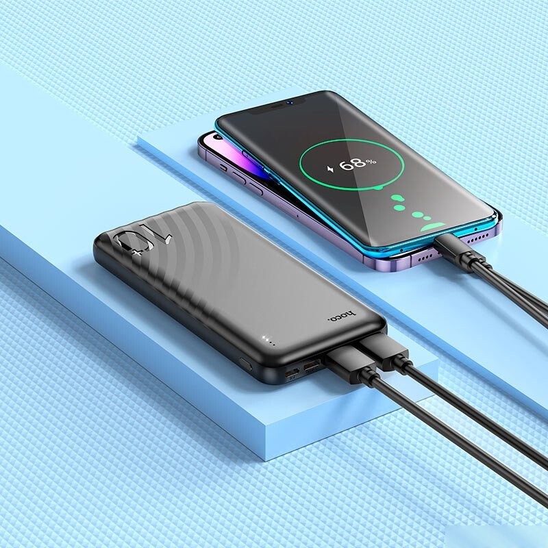 Внешний аккумулятор Hoco J123 10000mAh (черный)