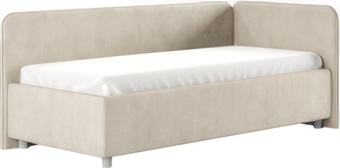 Кровать-тахта Сонум Capri R 90x200 (замша кремовый)