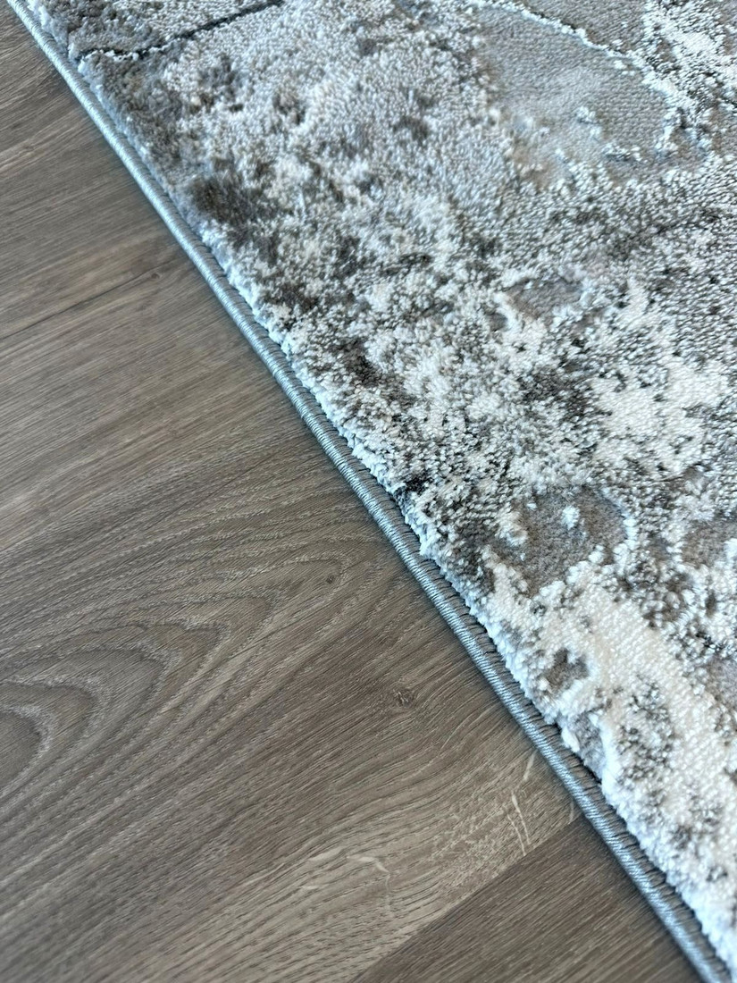 Ковер для жилой комнаты Radjab Carpet Марсель NP 371 Прямоугольник 11540RK (1.6x3, Grey)