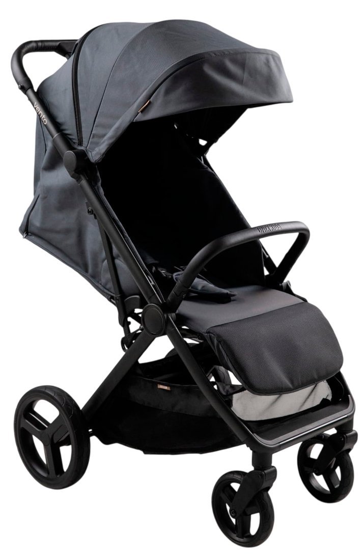 Коляска прогулочная «книга» UNIX kids Vento STRVENTODGY (dark grey)